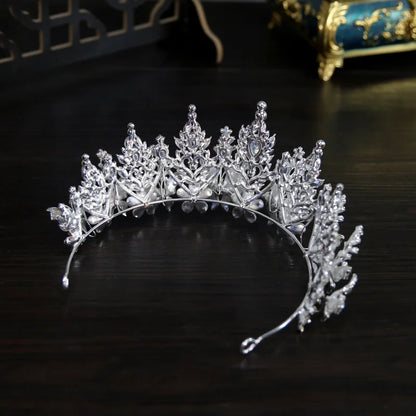 Bridal Tiara Rhinestone Crown - Luxury Wedding Hair Accessories Headband Jewelry