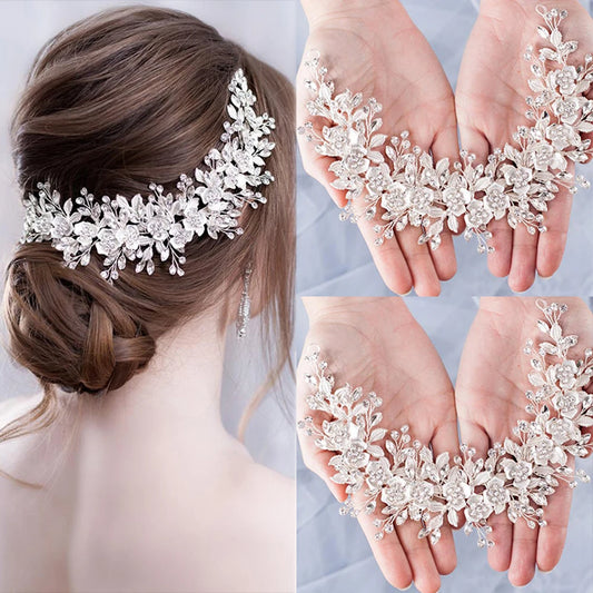 Bridal Lace Hairband - Exquisite Wedding Hair Accessories for Women Birthday Party