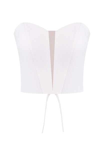 Satin Wedding Corset: Bridal Separates Top