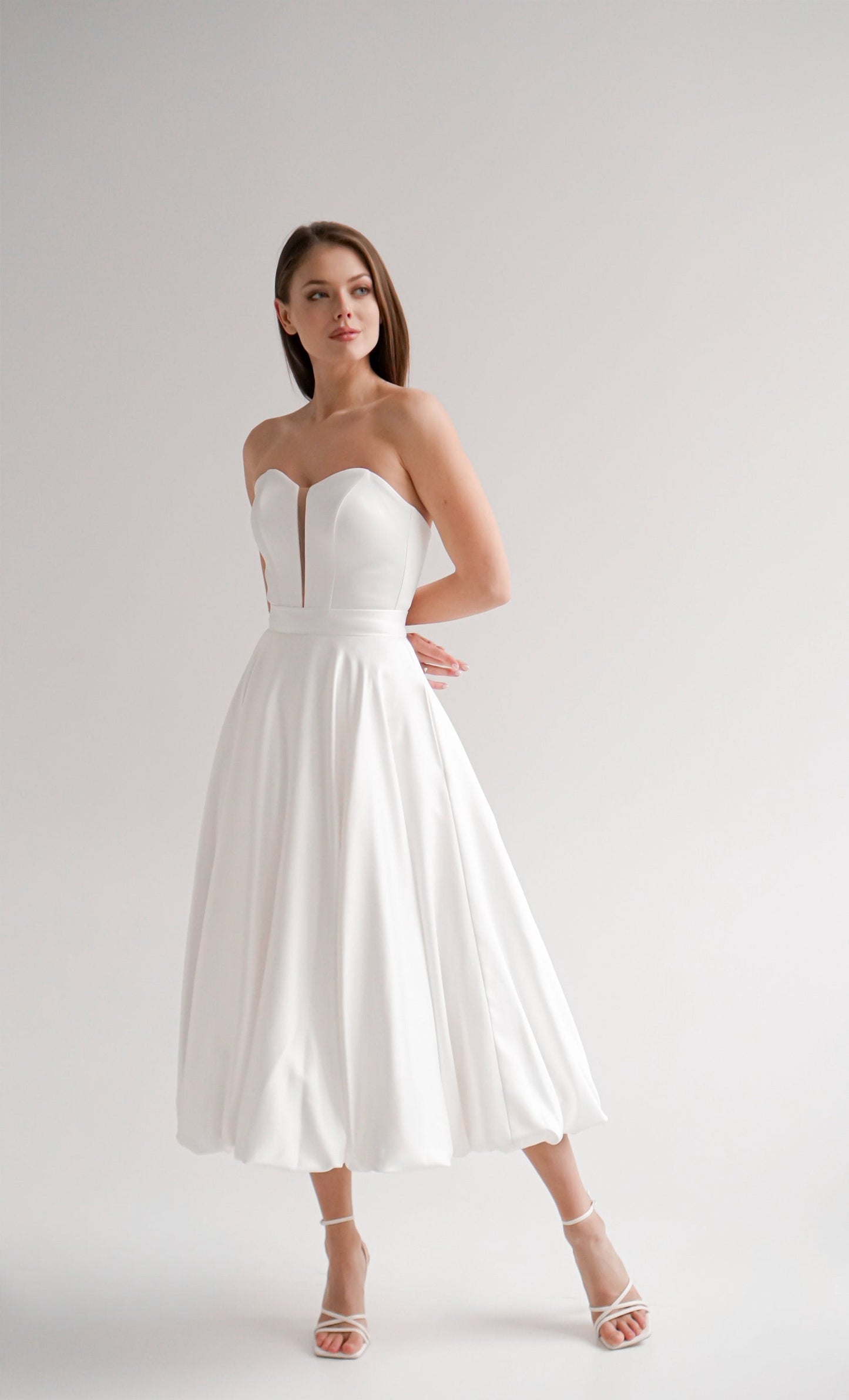 Satin Wedding Corset: Bridal Separates Top