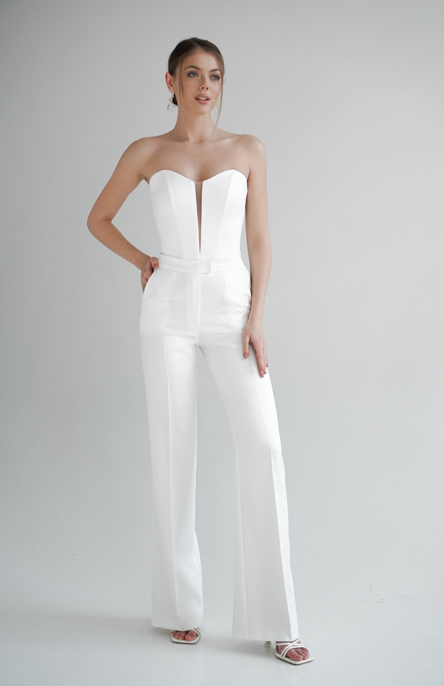Satin Wedding Corset: Bridal Separates Top
